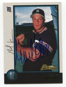 1998 Bowman Gabe Kapler Signed Card MLB Baseball Autographed AUTO Rookie RC #125