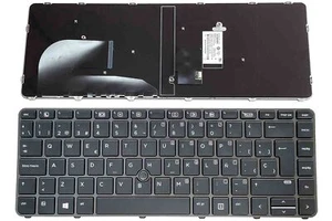 Tastiera spagnola Teclado per computer portatile HP ZBook 14u G4 senza retroilluminato 931052-071 - Foto 1 di 10