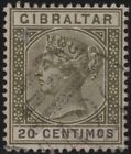 (TV04914A) Gibilterra 1889  20 centimos  (N°30a ) Usato