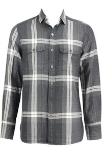 TOM FORD MEN'S CHECKED COTTON FLANNEL SHIRT IT 50 UK/US CHEST 40 - Picture 1 of 4