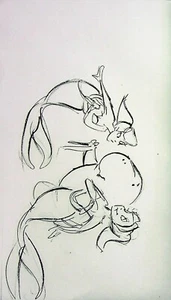 The Little Mermaid Ariel's Beginning Production STAFF COPY Film Storyboard Page - Picture 1 of 2