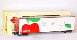 G Scale Model Trains RARE! Aristo Craft Trains 555700 53' CN Apple Evans Box Car - Picture 1 of 6