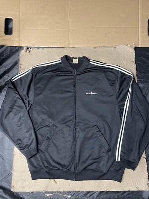 Old Navy Jacket Mens XL Black Retro Sportstyle Tack Warm Up - Image 1 of 4
