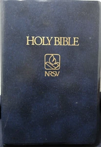 Holy Bible NRSV Words of Christ in Red NWOT - Foto 1 di 9