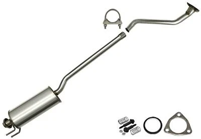 Ressonador de escape de ajuste direto e conjunto de tubulação serve: 2002-2006 Acura RSX 2.0L - Imagem 1 de 3