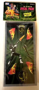 J11 1993 Mighty Morphin Black Power Ranger 16 Piece Decal Stickers New - NOS - Imagen 1 de 2