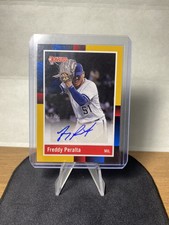 2022 Donruss Freddy Peralta Retro 1988 Signatures Auto #R88S-FP Brewers /10