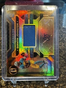 2023 Gold Standard Quentin Johnston Rookie Relic Auto /199