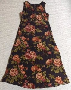 Coldwater Creek Womens Sz 6 Multi-Color Floral Rayon Blend Sleeveless Dress 24Y - Picture 1 of 9