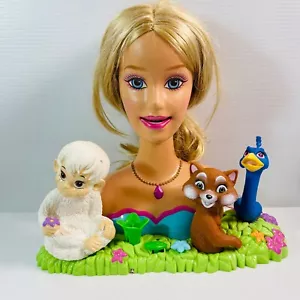 Barbie as Island Princess Rosella Talking Singing Styling Head Karaoke Machine - Picture 1 of 6