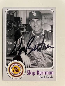 SKIP BERTMAN autograph LSU Tigers COLLEGE WORLD SERIES HOF custom card signed - Picture 1 of 2