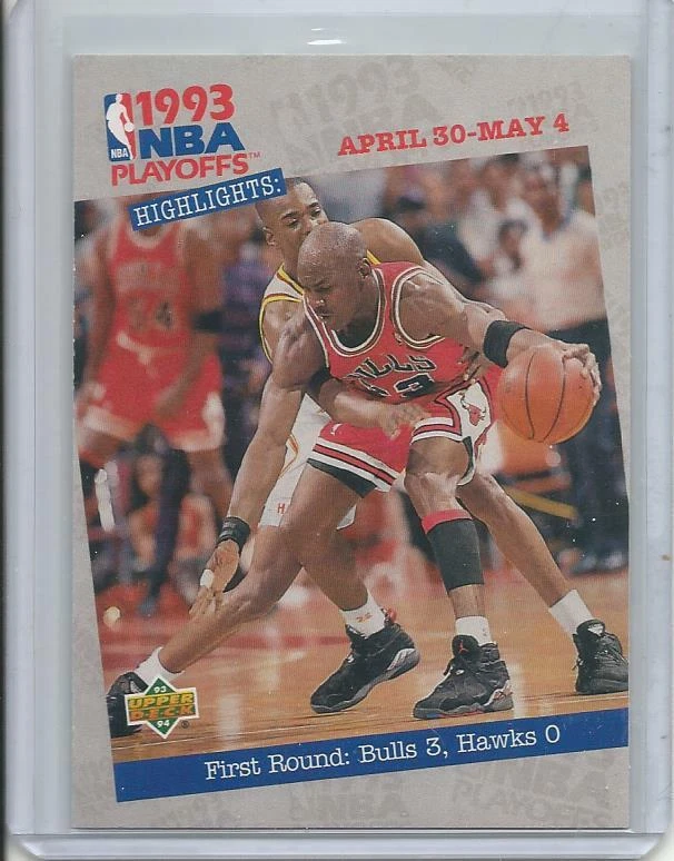 Tarjeta #180 1993-94 Upper Deck Michael Jordan NBA Playoff Highlights como nueva Foto 1 de 1