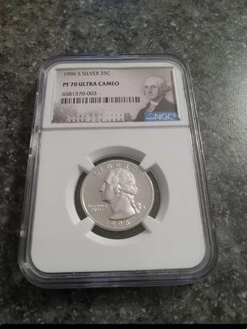 1996-S Washington Silver Proof Quarter PF70 coin NGC EXCELLENT LOW PRICE!! Cover