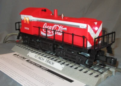 K-Line 2324 Coca-Cola Dual Motor Powered S-2 Diesel O/027 ga.  wks w/ Lionel '92 - Image 1 of 4