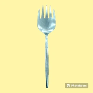 Vintage Kalmar Italy Serviergabel Edelstahl gebürstet Original MCM Retro - Bild 1 von 10