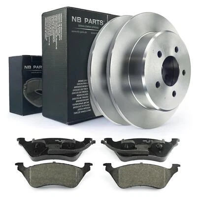 Dischi freno 290 mm pastiglie freno ceppi freno posteriori per Chrysler Voyager IV RG RS - Immagine 1 di 4