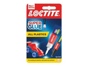 LOCTITE Super Glue Klej do wszystkich tworzyw sztucznych 2g Podkład / 4ml Repair Fix