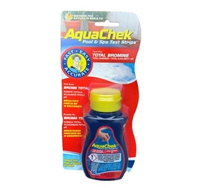 Aquachek 50 Brom Teststreifen 4 Wege Whirlpool Spa Pool Quick DIP Stick Aquacheck - Bild 1 von 2