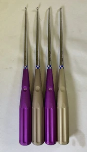 Aesculap MD313R Cervical Curette Set 2/0 & 4/0 Forward & Reverse Angled 253mm - Picture 1 of 6