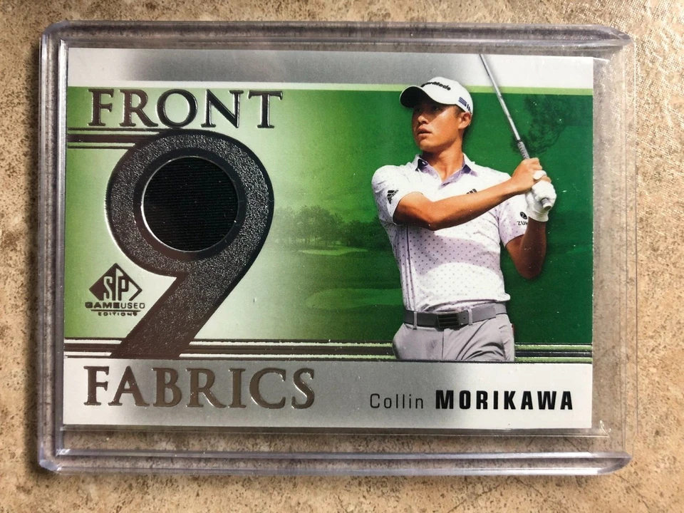 2021 Upper Deck SP Game Used Golf Rookies Front 9 Fabrics #F9-CM COLLIN MORIKAWA - Image 1 of 1