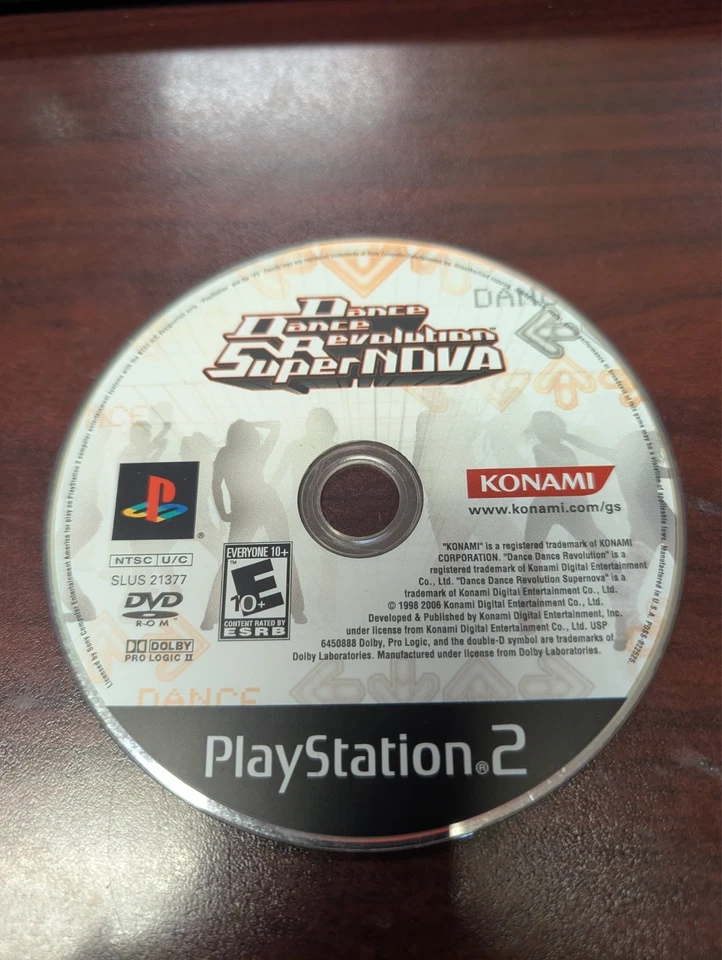 Dance Dance Revolution SuperNova (PS2, 2006) SIN DISCO DE SEGUIMIENTO SOLO 2603 Foto 1 de 1