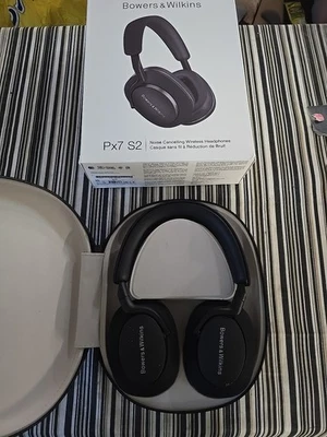 Bowers & Wilkins PX7 S2 Black Over-Ear Noise-Cancelling Headphones (USED)  - Image 1 of 4
