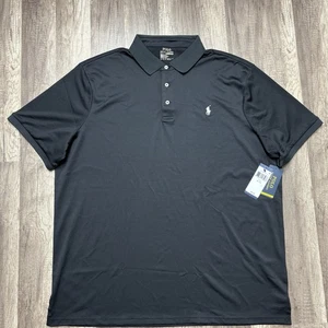 Polo Ralph Lauren Performance Shirt Mens Extra Large XL Black Pony Logo Pullover - Picture 1 of 7