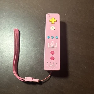 Princess Peach Nintendo Wii Motion Plus Remote Controller No Sleeve - Tested B - Picture 1 of 10