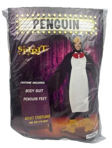 Penguin Adult Costume One Size Spirit Halloween COMPLETE IN PACKAGE - Picture 1 of 3