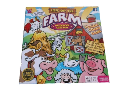 Life on the Farm Preschool Edition Family Board Game 2-4 Players Age 3-7 and up - Image 1 of 4