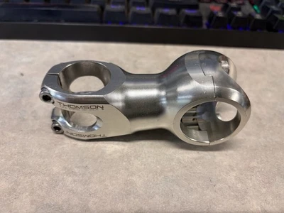 Thomson Elite X4 1-1/8" 70mm Silver Stem 31.8mm 10 Degree Rise - Image 1 of 4