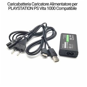 Caricabatteria Caricatore Alimentatore per PLAYSTATION PS Vita 1000 Compatibile - Foto 1 di 8