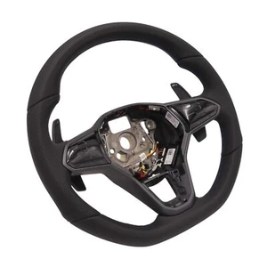 R Line Sportlenkrad heizbar DSG Travel Assist VW Golf 8 VIII R GTI Leder gelocht - Picture 1 of 8