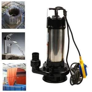 Sump Pump 2HP Industrial Sewage Cutter Grinder Stainless Steel Submersible - Picture 1 of 11