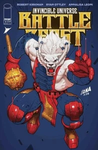 Invincible Universe Battle Beast # 3 cubierta B casi nueva imagen 2025 se envía el 16 de julio - Imagen 1 de 2