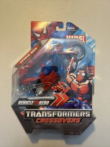 🍕🍕Transformers Crossovers Red Costume Spider-Man Vehicle Motorcycle🍕🍕 Cover