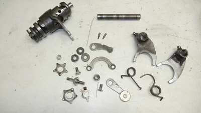 Honda XL250 XL 250 1972 transmisión cambio conjunto de tambor y horquillas Foto 1 de 4