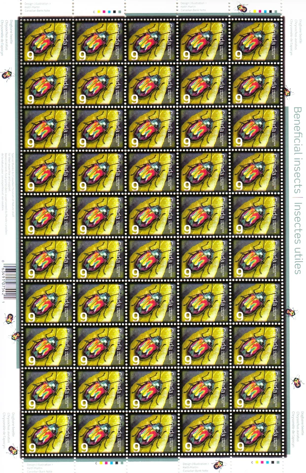 W CANADA 2410 SHT BENEFICIAL INSECTS SHEET - Image 1 of 1