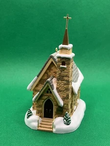 "The Stone Church"" 1998 Hallmark Magic Candlelight Services adorno #1 | Nuevo de lote antiguo - Imagen 1 de 7