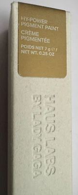 Pintura pigmentada Haus Labs de Lady Gaga de Hy-Power brillo dorado 0,25 oz nueva en caja Foto 1 de 3