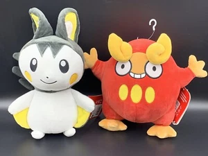 "Lote de peluche Pokemon 8"" Daramuka y Emolga con etiquetas Jazwares" - Imagen 1 de 4