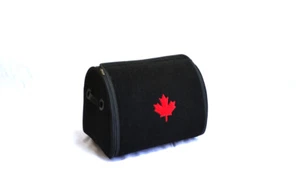 Car Trunk Cargo Organizer Canada Mapple Leaf Boot Storage Black for Audi models - Picture 1 of 11