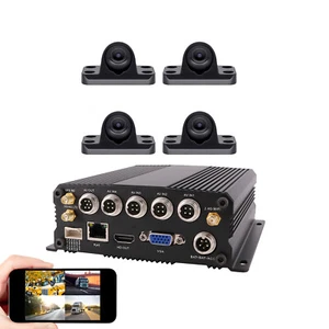 1080P 4CH GPS 4G Wifi Fleet Manage Security Camera System 130 Degree Mini Camera - Picture 1 of 8