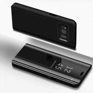 Coque à rabat Smart Mirror View pour Samsung Galaxy Note 8 9 10 10+ S9 S8 Plus - Photo 1 sur 26
