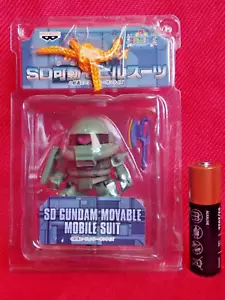 ⭐ ¡SELLADO! TRAJE MÓVIL GUNDAM ZAKU SD FIGURA ALTURA 2.7" 8cm BANPRESTO ANIME - Imagen 1 de 7