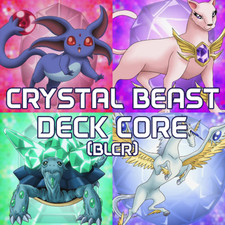 YuGiOh Crystal Beast Deck Core Bundle SDCB 135 CARDS JESSE ANDERSON COMPLETE