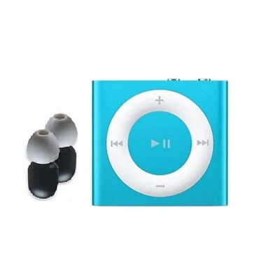 Swim iPOD Shuffle MP3-плеер и бутоны 100% водонепроницаемый - синий - превосходный комплект - Изображение 1 из 4