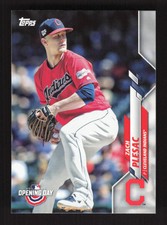 2020 Topps Opening Day   Zach Plesac #92 Cleveland Indians