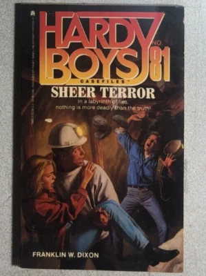 HARDY BOYS CASEFILES NO81 Sheer Terror от Franklin Dixon (1993) Archway pb 1-й - Изображение 1 из 3