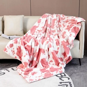 Soft Cozy Throw Blanket Large Plush Blanket Lightweight 130*160cm For Bed,Sofa - Picture 1 of 7
